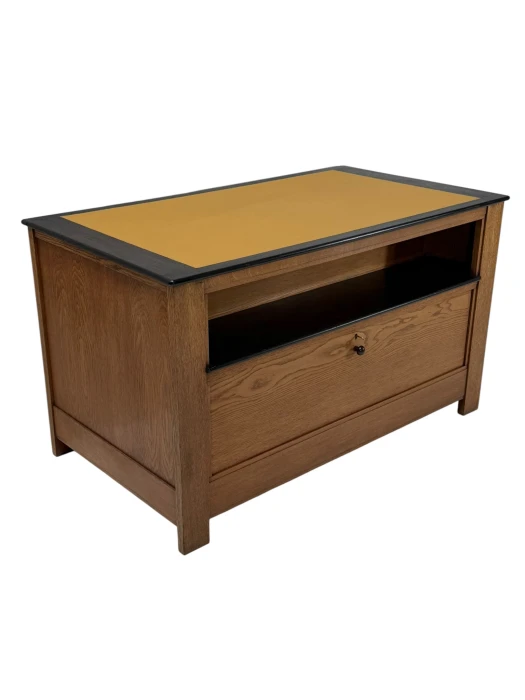 Art Deco Modernist Free-Standing Desk by J.A. Muntendam for L.O.V. Oosterbeek